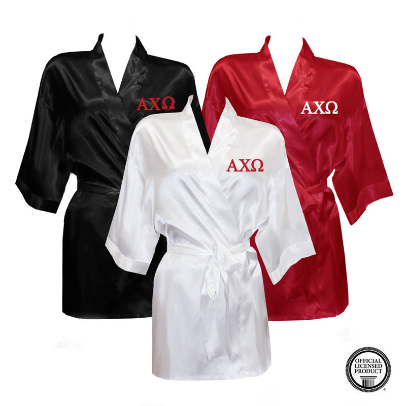 Alpha Chi Omega Satin Robe