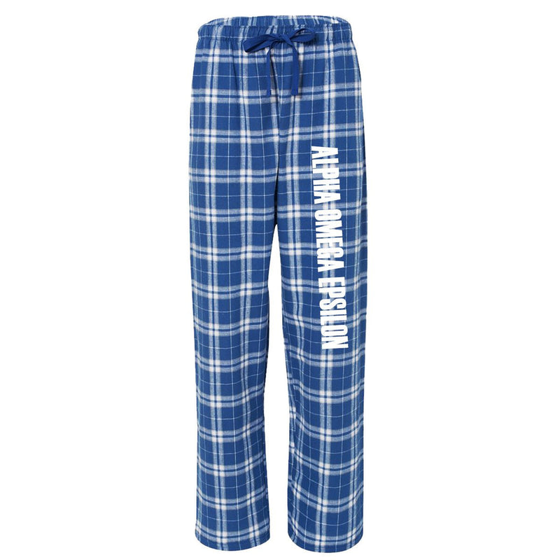 Alpha Omega Epsilon Flannel Pants