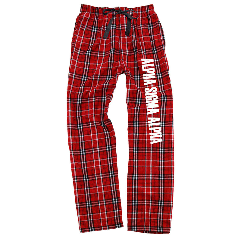 Alpha Sigma Alpha Flannel Pants