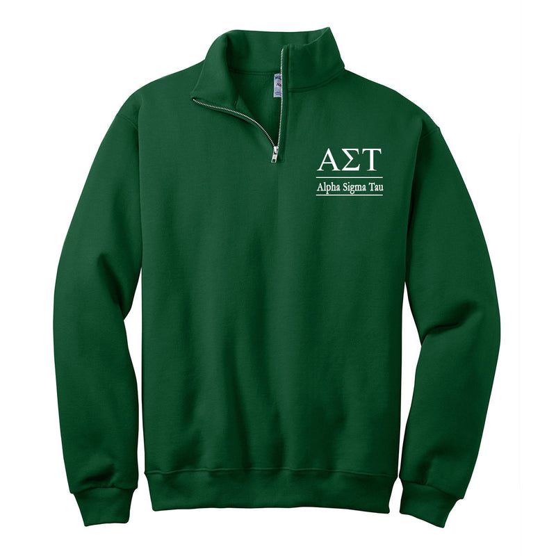Alpha Sigma Tau Quarter Zip Pullover