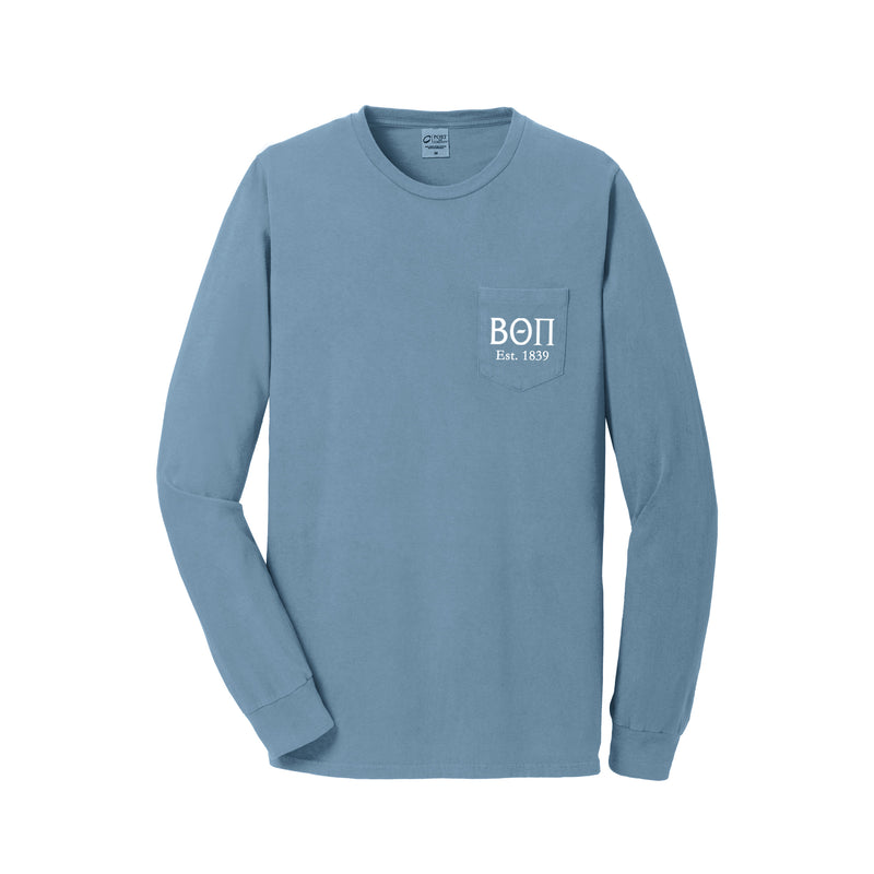 Beta Theta Pi Long Sleeve Pocket Tee