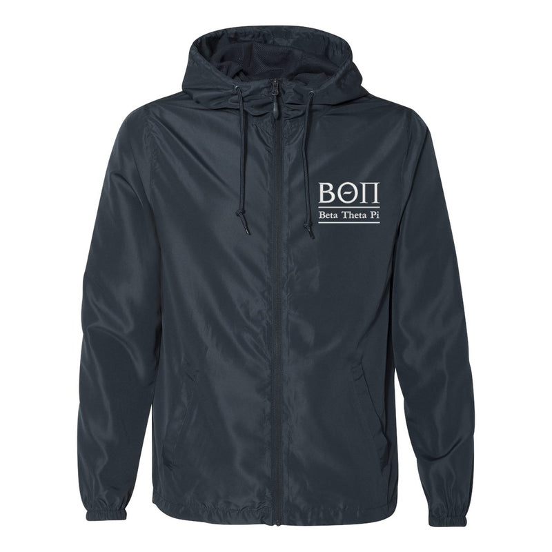 Beta Theta Pi Full Zip Windbreaker