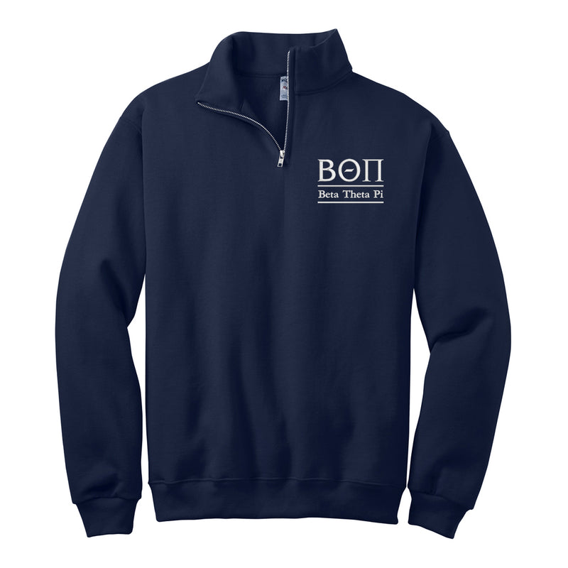 Beta Theta Pi Quarter Zip Pullover Sweatshirt