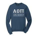 Alpha Omicron Pi Vintage Color Crewneck Sweatshirt