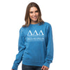 Delta Delta Delta Vintage Color Crewneck Sweatshirt