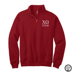 Chi Omega Quarter Zip Pullover