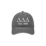 Delta Delta Delta Beach Washed Hat
