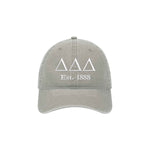 Delta Delta Delta Beach Washed Hat