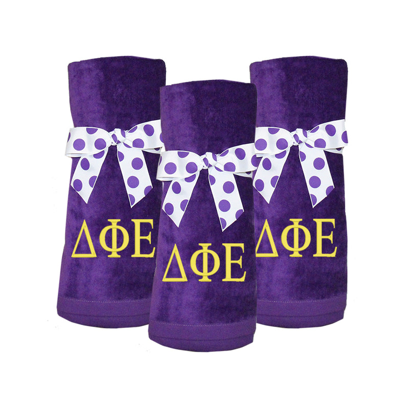 Delta Phi Epsilon Beach Towel