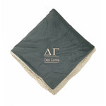 Delta Gamma Sherpa Throw Blanket