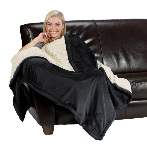 National Panhellenic Conference Sherpa Lined Blanket