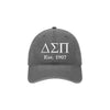 Delta Sigma Pi Beach Washed Hat