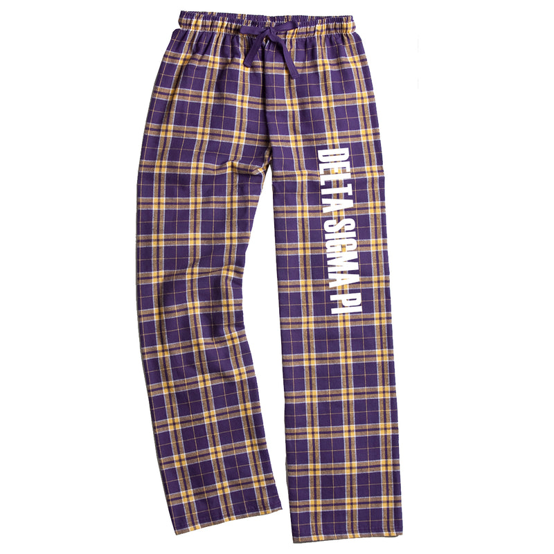 Delta Sigma Pi Flannel Pants