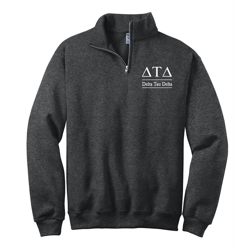 Delta Tau Delta Quarter Zip Pullover Sweatshirt