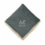 Delta Zeta Sherpa Throw Blanket