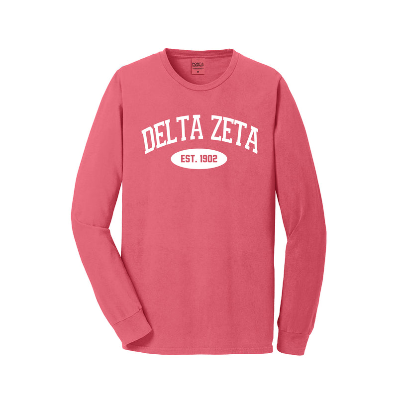 Delta Zeta Long Sleeve Vintage T-Shirt