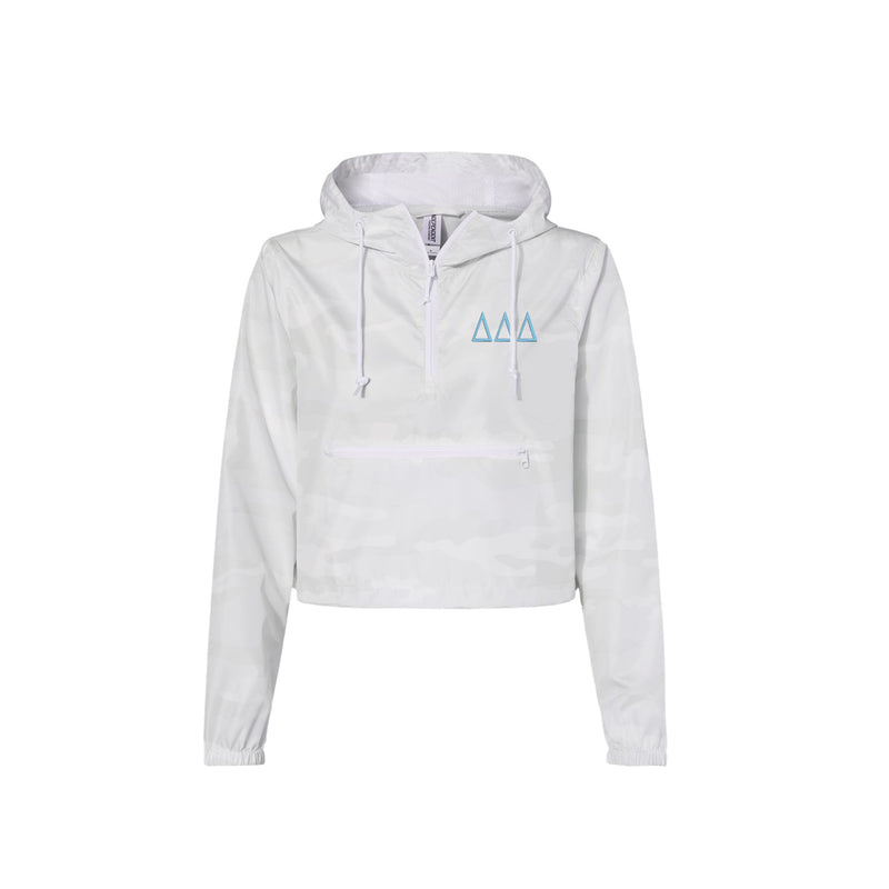 Delta Delta Delta Crop Windbreaker