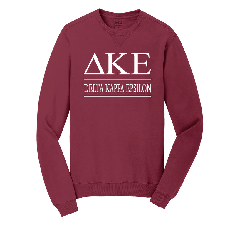 Delta Kappa Epsilon Beach Washed Crewneck Sweatshirt