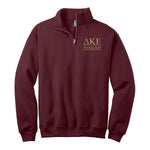 Delta Kappa Epsilon Quarter Zip Pullover Sweatshirt