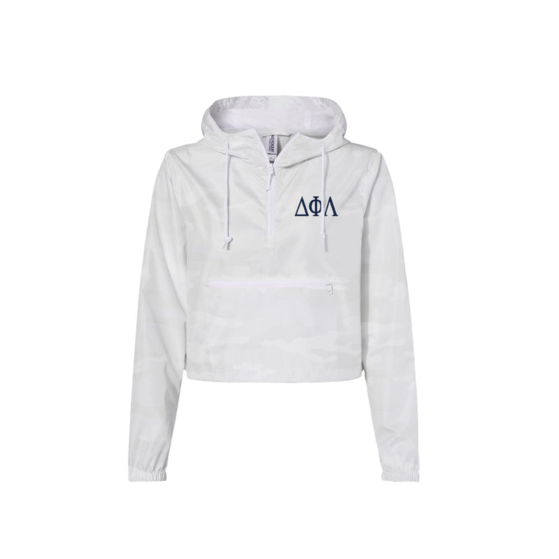 Delta Phi Lambda Crop Windbreaker