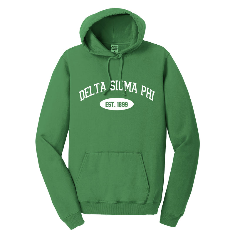 Delta Sigma Phi Hooded Pullover Vintage Sweatshirt