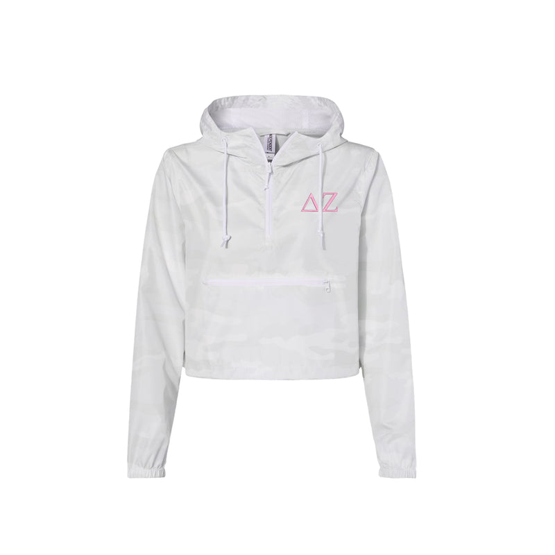 Delta Zeta Crop Windbreaker