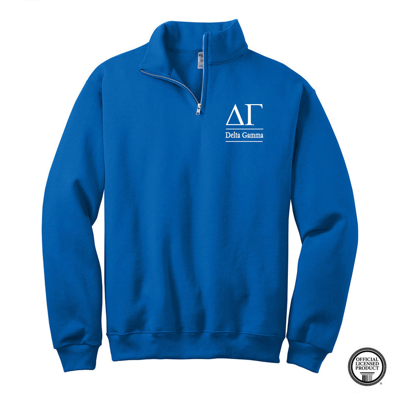 Delta Gamma Quarter Zip Pullover