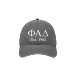 Phi Alpha Delta Beach Washed Hat