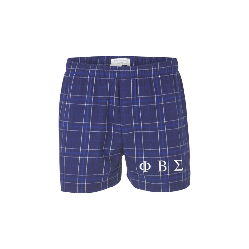 Phi Beta Sigma Pajama Bottom Shorts-Boxers