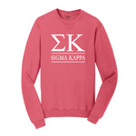 Sigma Kappa Vintage Color Crewneck Sweatshirt