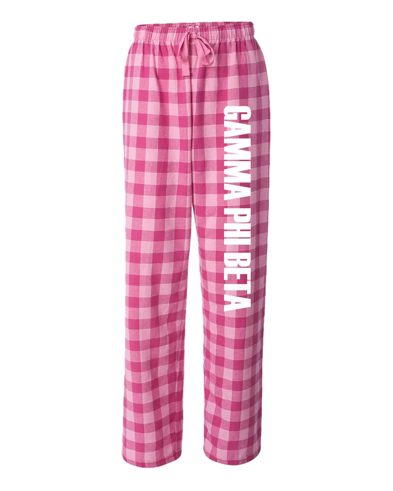 Gamma Phi Beta Flannel Pants