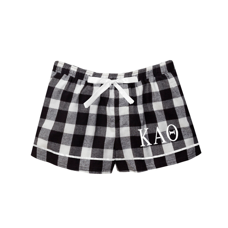 Kappa Alpha Theta Flannel Boxer Shorts