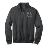 Kappa Alpha Quarter Zip Pullover Sweatshirt