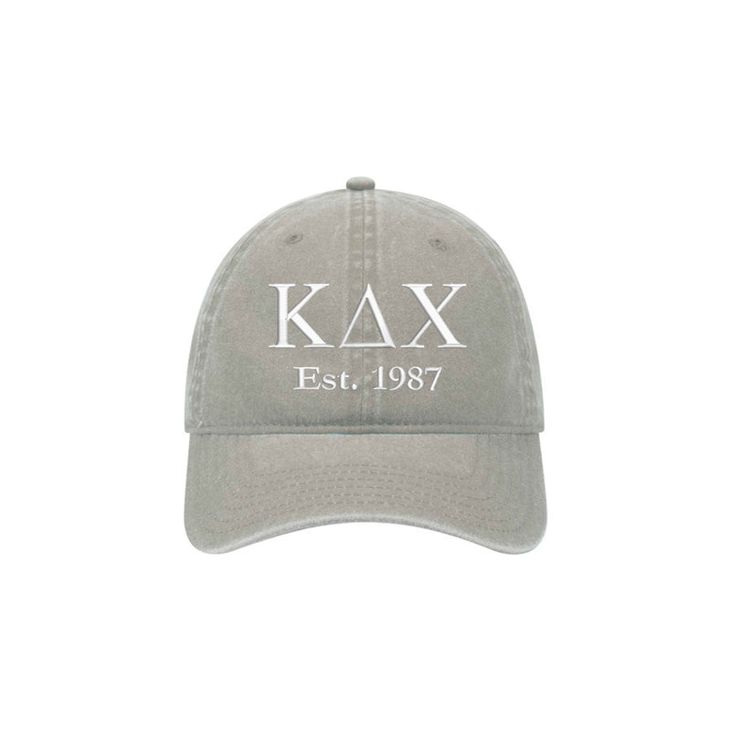 Kappa Delta Chi Beach Washed Hat – Sorority Letters Shop