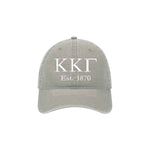 Kappa Kappa Gamma Beach Washed Hat