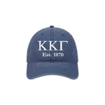 Kappa Kappa Gamma Beach Washed Hat