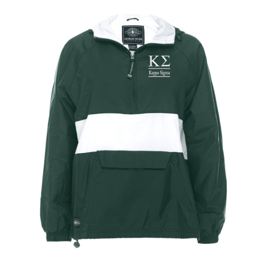 Kappa Sigma Rugby Striped Lined Windbreaker