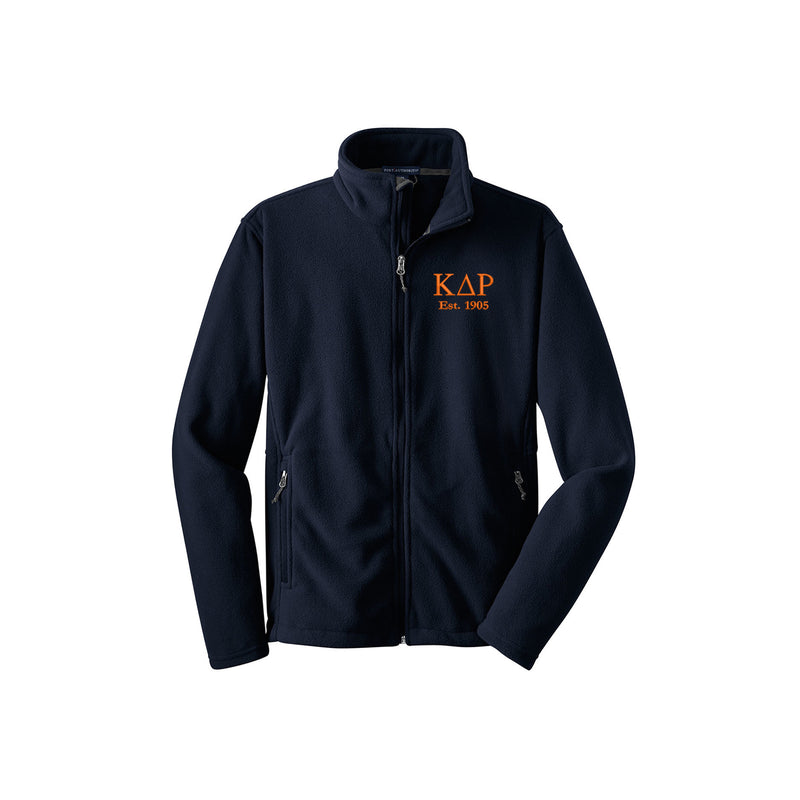 Kappa Delta Rho Est Fleece Zip Cadet Jacket