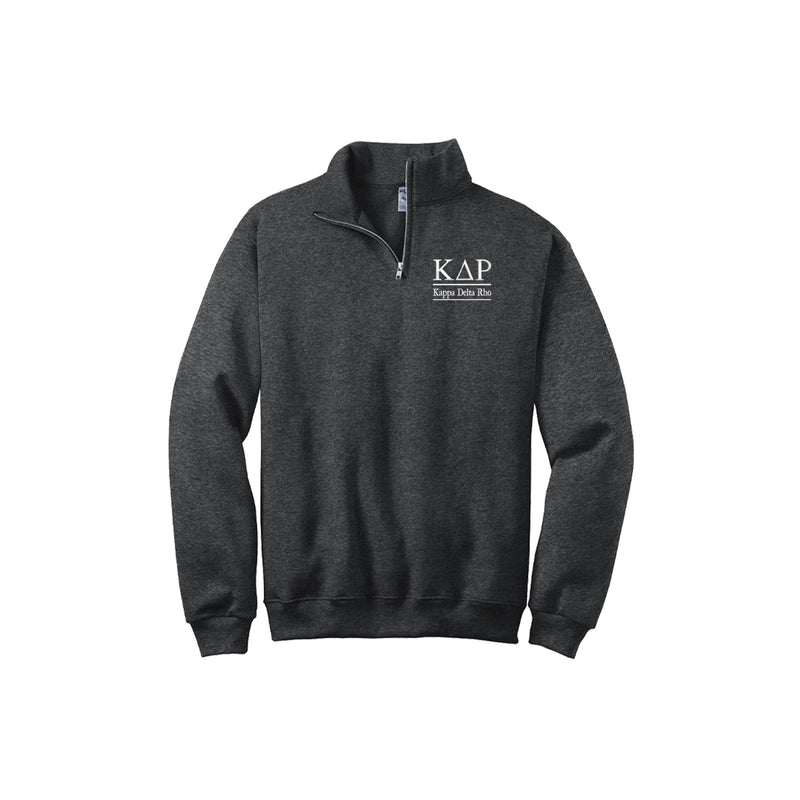 Kappa Delta Rho Q-Zip Sweatshirt - Plus Sizes