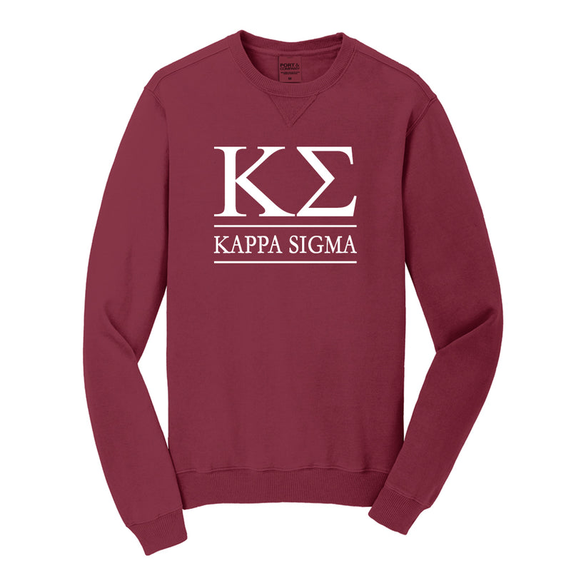 Kappa Sigma Beach Washed Crewneck Sweatshirt