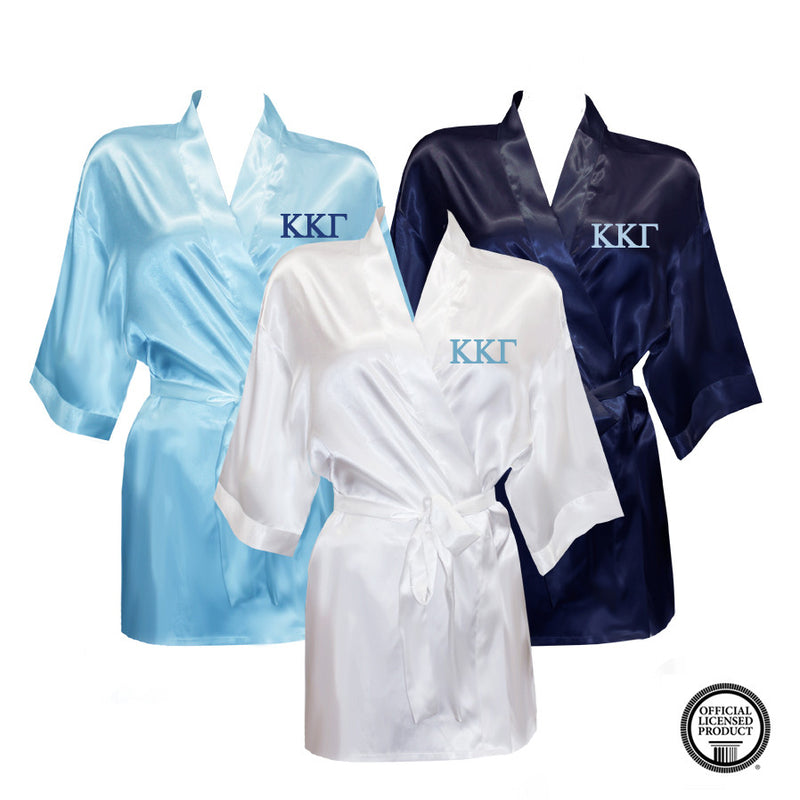 Kappa Kappa Gamma Satin Robe