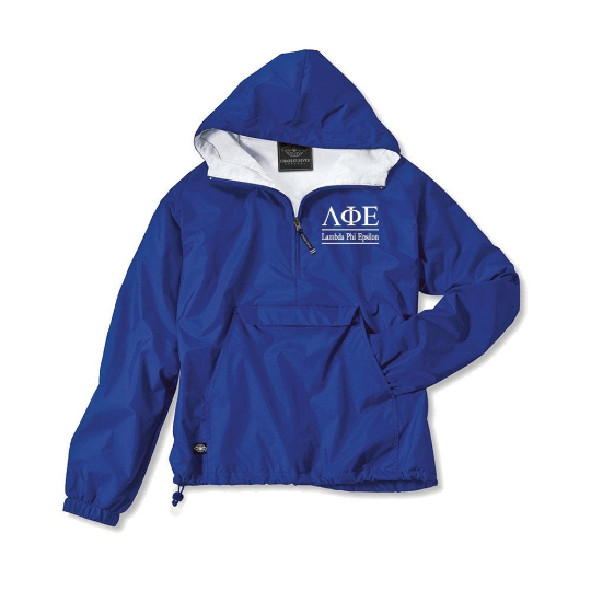 Lambda Phi Epsilon Flannel Lined Windbreaker
