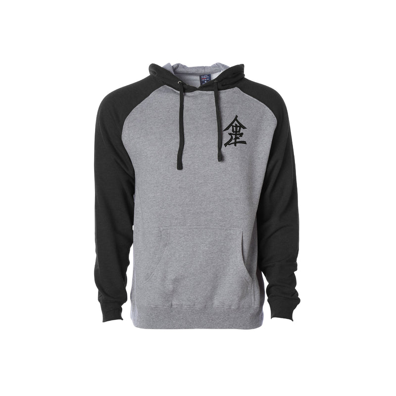 Lambda Phi Epsilon Raglan Hooded Sweatshirt