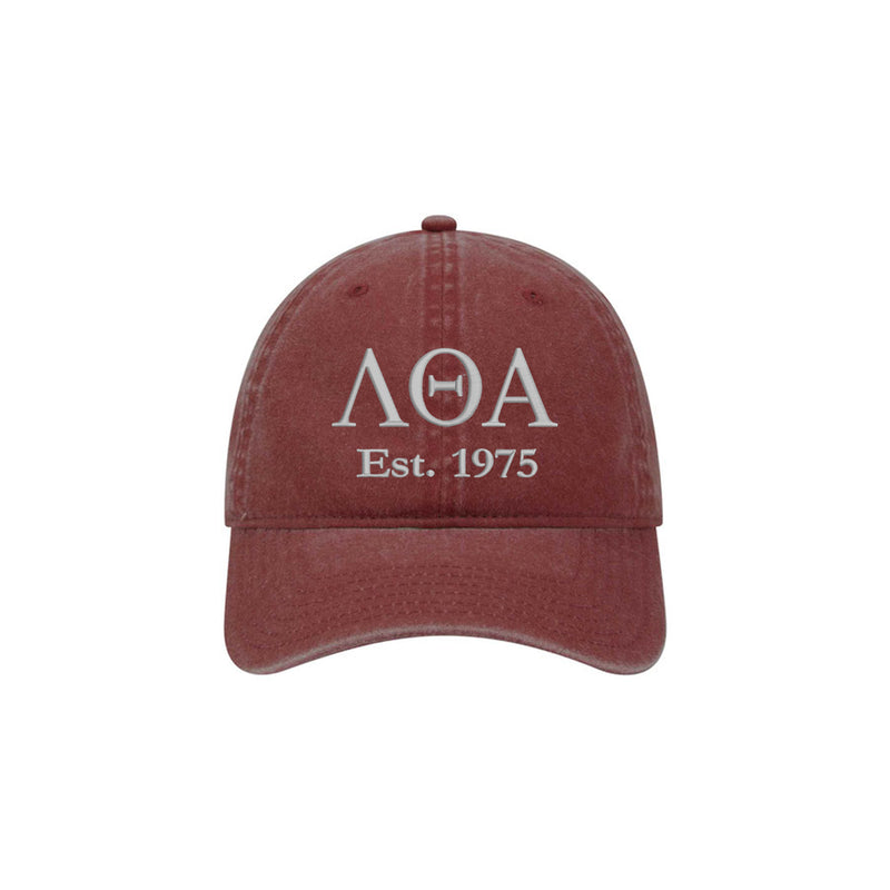 Lambda Theta Alpha Beach Washed Hat