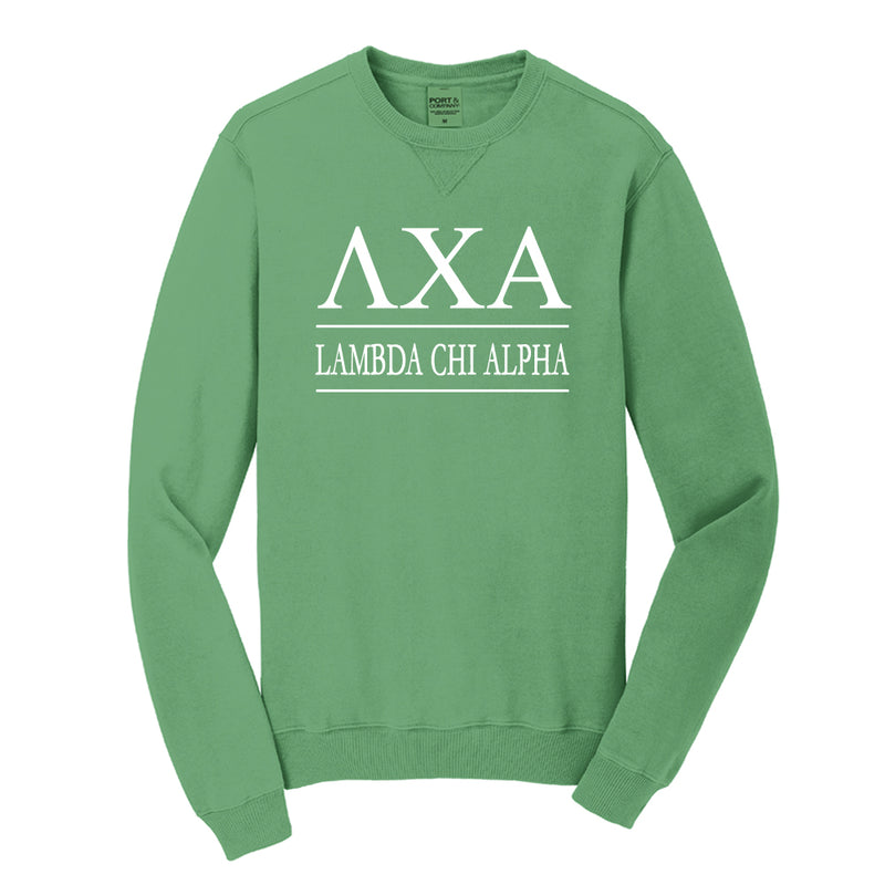 Lambda Chi Alpha Beach Washed Crewneck Sweatshirt