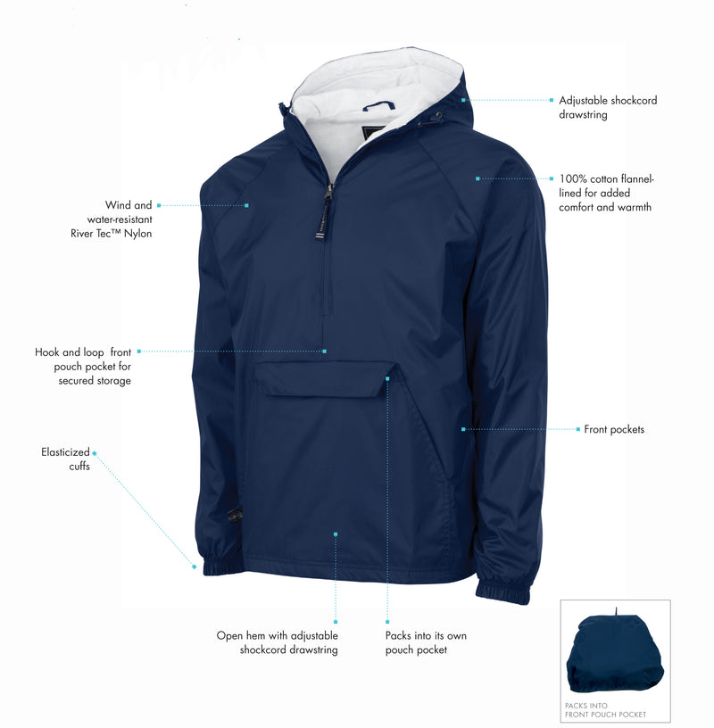 Delta Sigma Pi Flannel Lined Windbreaker