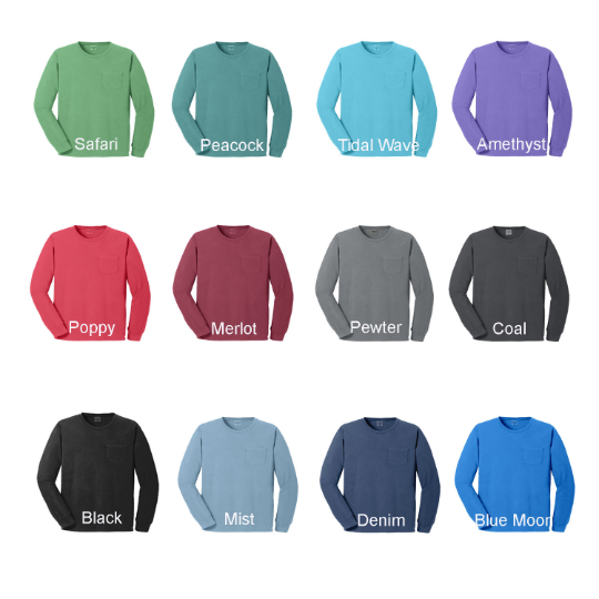 Sigma Alpha Epsilon Long Sleeve Pocket Tee