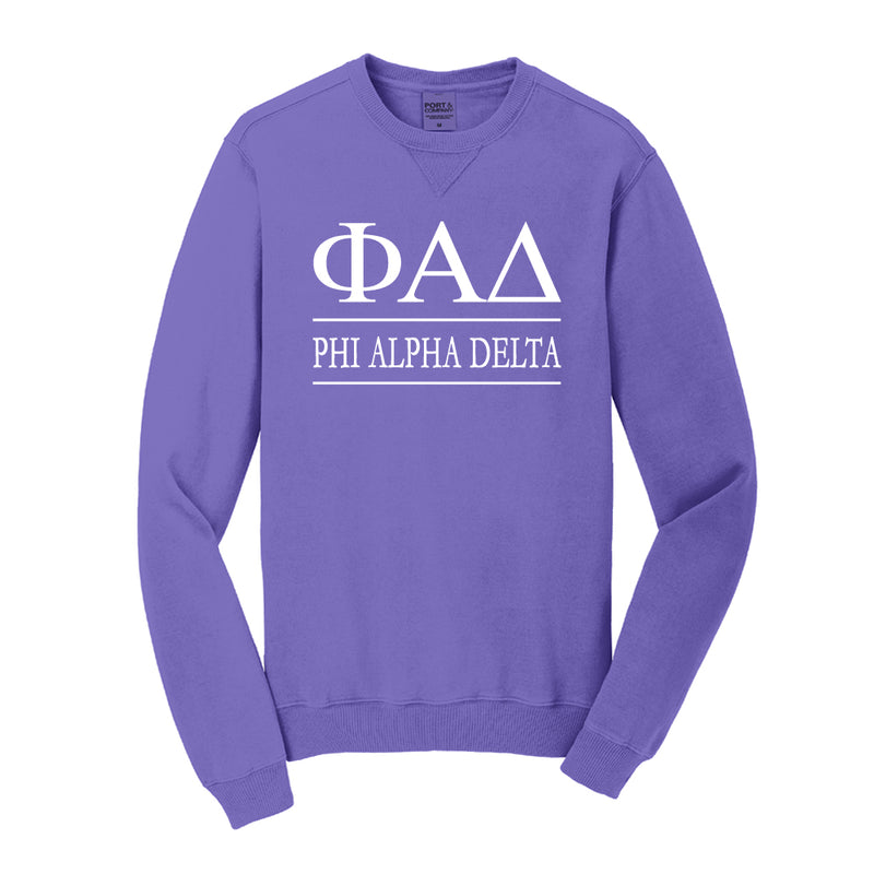 Phi Alpha Delta Beach Washed Crewneck Sweatshirt