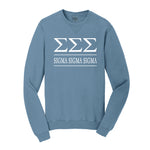 Sigma Sigma Sigma Vintage Color Crewneck Sweatshirt