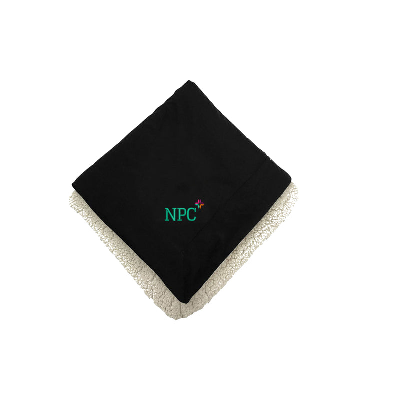 National Panhellenic Conference Sherpa Lined Blanket